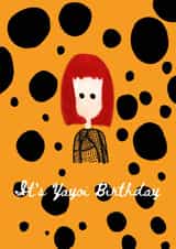 Yayoi Kusama Polkadot Birthday created by Artisal 