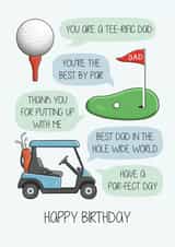 Funny Birthday Card - Golf created by Creaternet