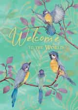 New Baby with Blue Birds created by Hannah Seakins