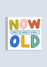 Funny Retro Birthday Card - Now Thats What I Call Old created by Amelia Ellwood