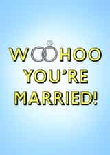 Cute Wedding Card - Woohoo! created by Poppy & Mabel