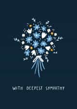 Heartfelt Sympathy Card - Floral Bunch created by Valeria Frustaci