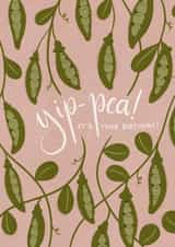 Cute Birthday Card - Pea Pod - Yippee! created by Boots & Stanley