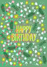 Pretty Birthday Card - Floral created by Valeria Frustaci