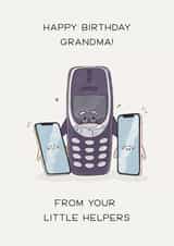 Cute Birthday Card for your Grandma who struggles with Tech! created by Rishi