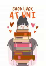 Good Luck at University Card created by Diva Doodle Designs