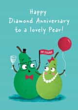 Diamond Anniversary Lovely Pear 60 years! created by Hannah Jayne Lewin