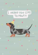 I heard you like to pawty! created by Emma Tobey Illustration
