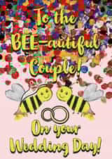 The sweetest card for a colourful couple on their wedding day! created by Purple Umbrella