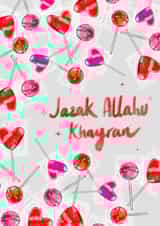Jazak Allahu Khayran (Thank you Card) created by Yaz Raja Designs