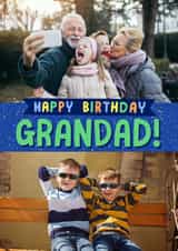 Personalised Birthday Photo Card created by Josie Gledhill - grandfather grandad Birthday Personalised Photo Card 22118
