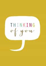Cute Thinking of You Card - Speech Bubble created by Kali Stileman