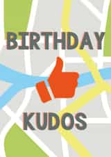 Funny Birthday Card - Strava Kudos created by Kelly May