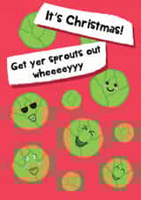 Gey Yer Sprouts Out - Merry Christmas created by @Laura Lonsdale Designs