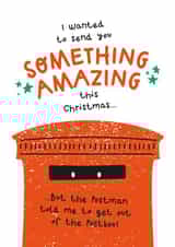 Funny Postbox Christmas Card created by Twisted Haggis