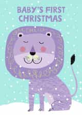 Cute Christmas Card - Baby's First created by Rocket68