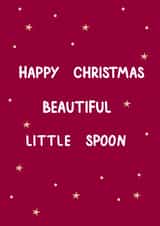 Christmas Card For Girlfriend - For Wife - Little Spoon - Heartfelt created by HCD Illustration