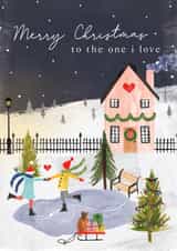 Pretty and Heartfelt Christmas Card - One I Love created by Making Meadows Ltd