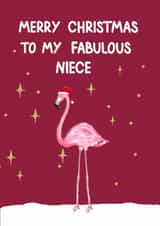 Cute Christmas Card - Niece created by Naughty Nice