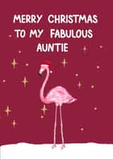 Cute Christmas Card - Auntie created by Naughty Nice