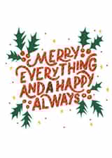 Cute twist on merry christmas created by Sammie Webster