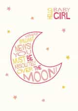 Cute New Baby Card - Hello Baby Girl created by IC&G