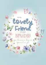 Lovely friend birthday card created by Choo Choo 