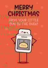 Cute Christmas Card - From The Bump created by Twisted Haggis