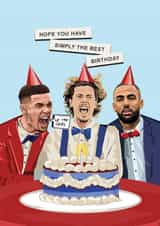 Simply The Best Rangers Birthday Card | Tav, Cantwell and Roofe created by Scored It