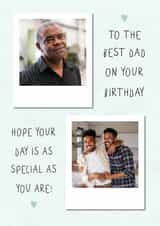 Personalised Birthday Photo Card created by @hollielonglanddesigns - dad heartfelt Birthday Personalised Photo Card 20401
