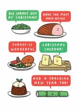 Funny Christmas Card - Big Sprout Out At Christmas! created by mungo and shoddy