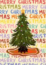 Cute and Traditional Card - Tree created by KATIE S