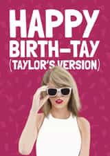Taylor Swift 1989 Taylor's Version Album Birthday Card created by AbiGoLucky
