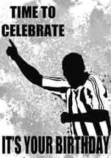 NUFC Birthday card created by Parker Art & Design
