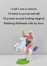 Funny Card - Unicorn created by Bold & Bright Cards