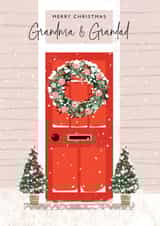 Traditional/Pretty Christmas Card - Special Grandparents created by Rebecca Prinn