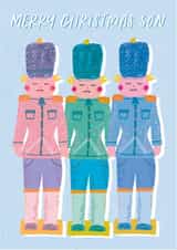 Retro Christmas Card - Son - Nutcracker created by Sweetlove Press