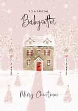 Pretty Christmas Card - Babysitter created by Rebecca Prinn