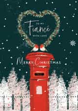 Pretty Christmas Card - Fiancé created by Rebecca Prinn