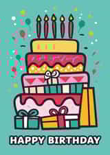 Fun Birthday Cake - For All Ages And Cake Lovers created by Big Squeak