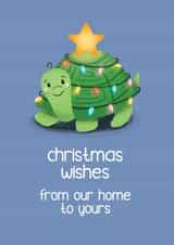 Cute Christmas Card - Our House to Yours created by Bev O'Connor || @oconnordesign