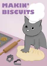 Makin' Biscuits Cute Kitten/Cat Baking created by Regency Post