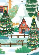 Cute greeting card for the other person - Warm greetings for Christmas time created by Rossella Trionfetti