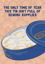 Funny Christmas Card - Biscuit Tin created by ttrappartt