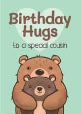 Cute Birthday Card - Baby Cousin created by Bev O'Connor || @oconnordesign