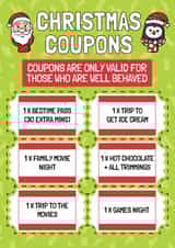 Fun Christmas Card - For the Kids - Coupons/Vouchers created by AbiGoLucky