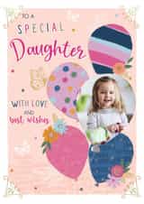 Personalised Birthday Photo Card created by IC&G - Photo2023 Daughter Birthday Personalised Photo Card 22159