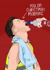 Funny Christmas Card - Jack Grealish created by Pink + Pip