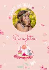 Personalised Birthday Photo Card created by IC&G - Photo2023 Daughter Birthday Personalised Photo Card 22170