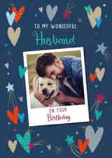 Personalised Birthday Photo Card created by IC&G - Photo2023 Husband Birthday Personalised Photo Card 22172